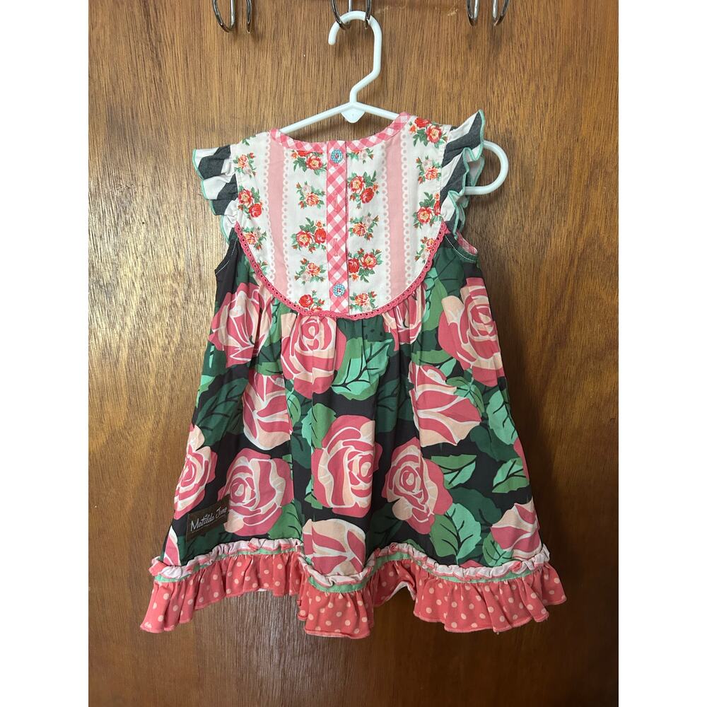 Matilda Jane Girls Roses Dress Size 4 - Picture 4 of 4